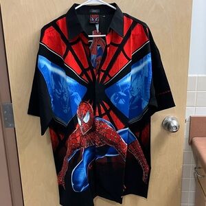 Vintage Spider-Man 2002 button up